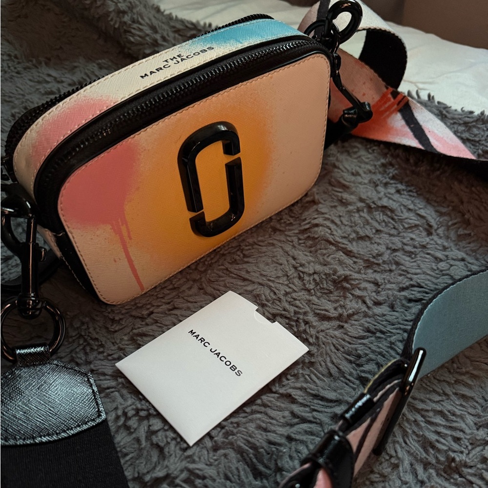 Marc Jacobs Pink and Yellow Crossbody Bag